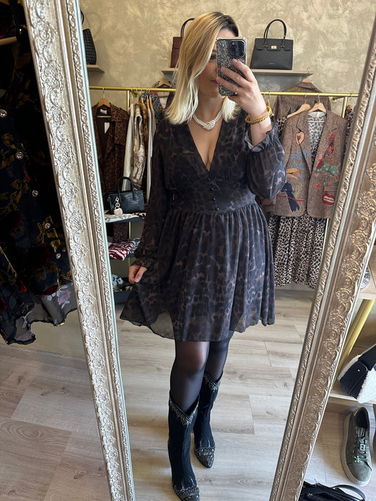 Robe PÉTRA léopard