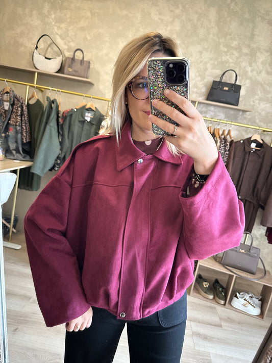 Blouson NEW-YORK bordeaux