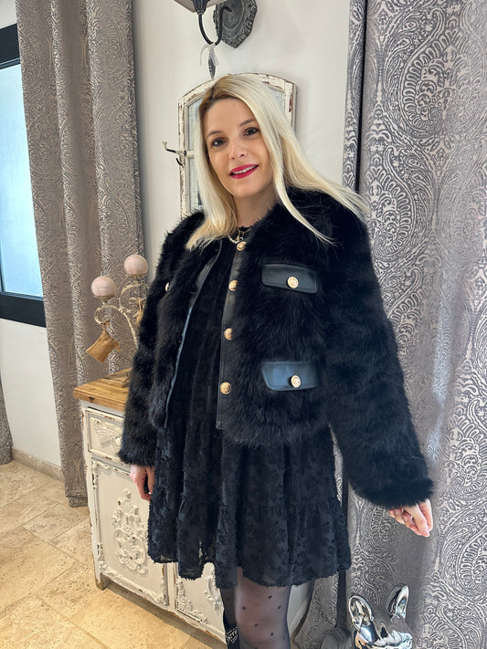 Veste fausse fourrure CHENONCEAU
