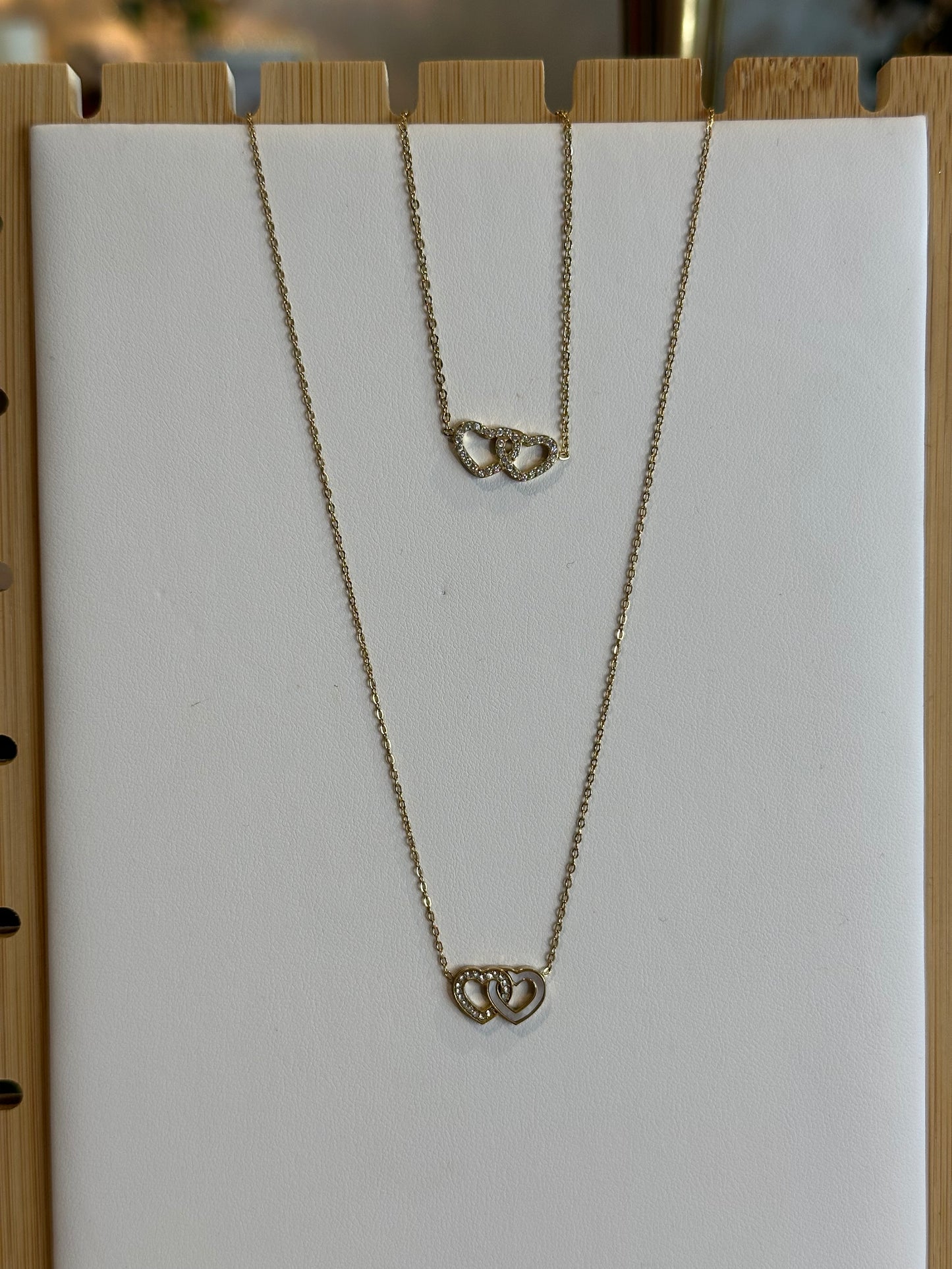 Collier et/ou bracelet fins CŒUR doré