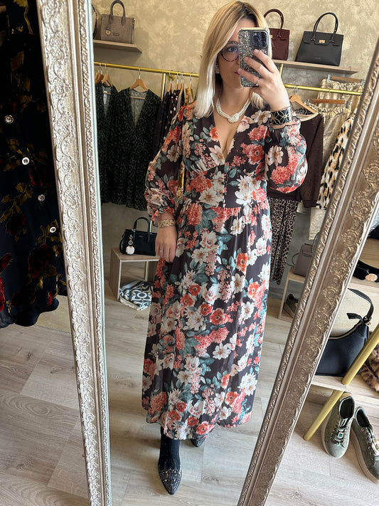 Robe PÉTRA fleurie