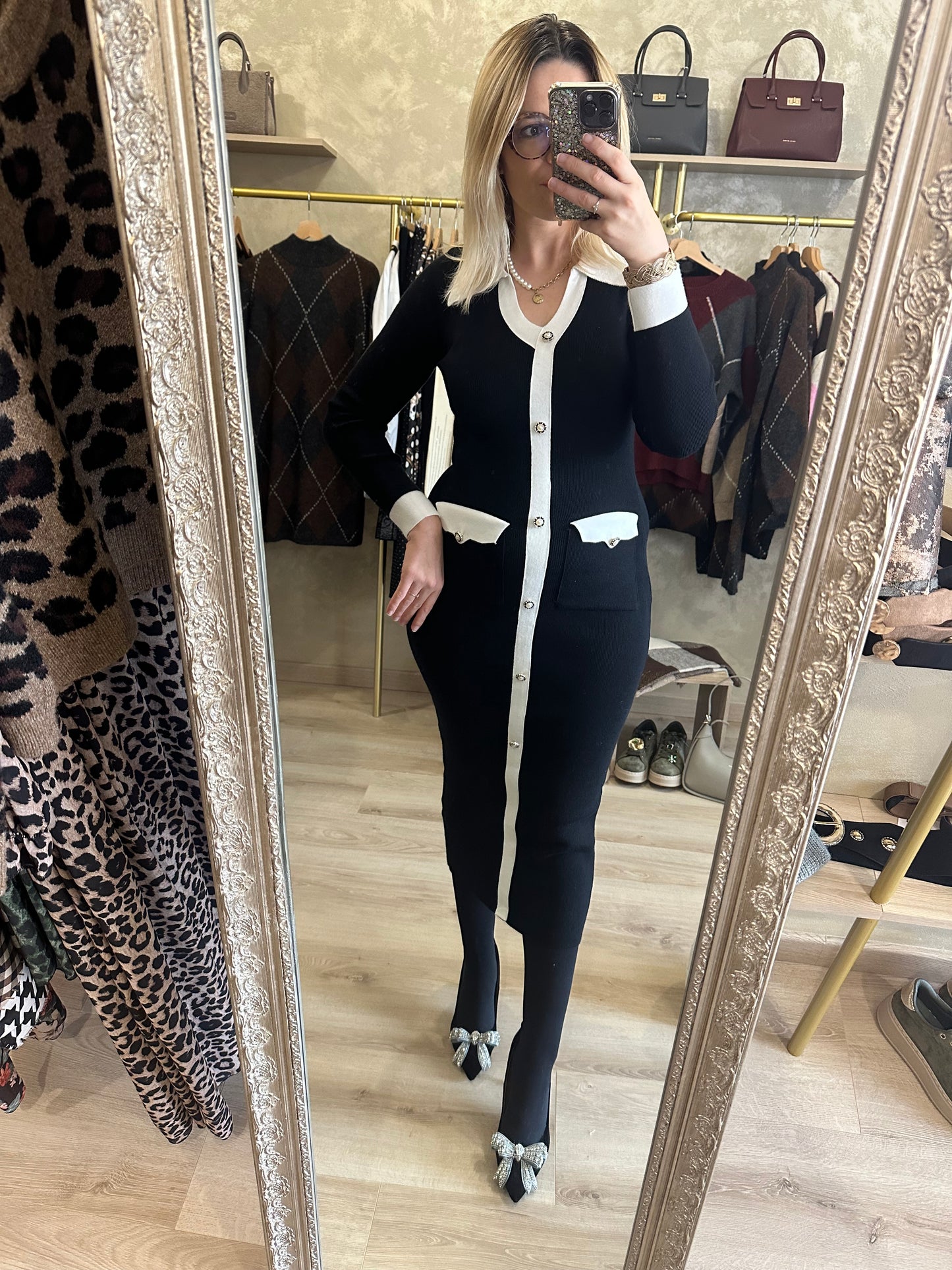 Robe Pull CHIC bicolore