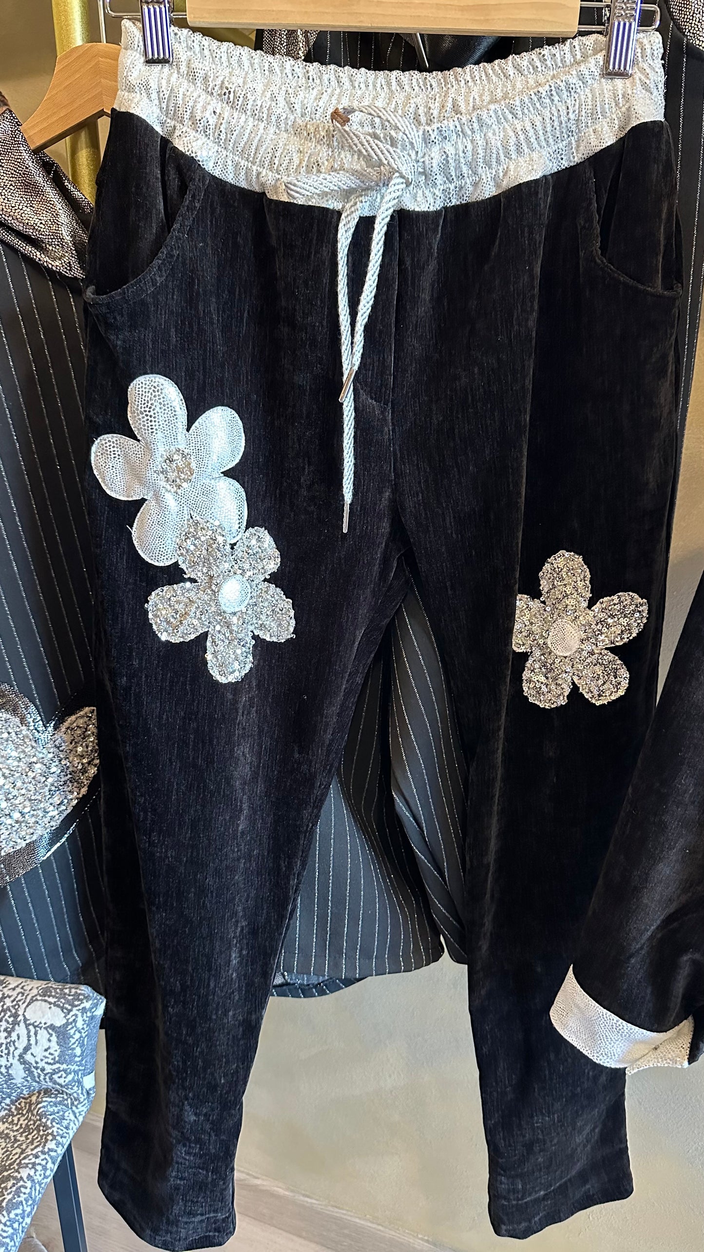 Pantalon VELOURS noir