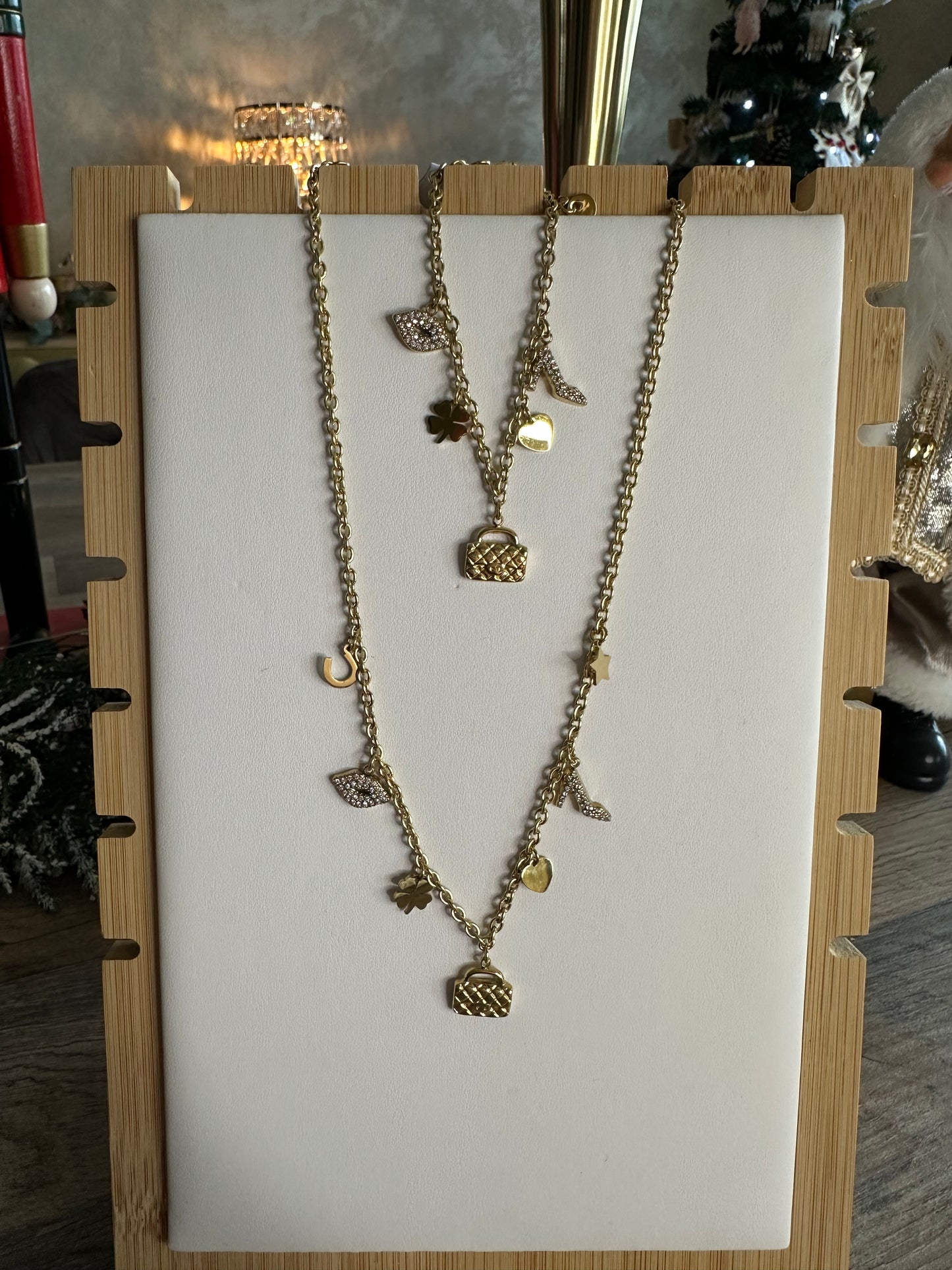 Collier et/ou bracelet FASHION doré