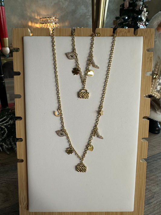 Collier et/ou bracelet FASHION doré