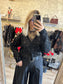 Gilet SEQUINS noir
