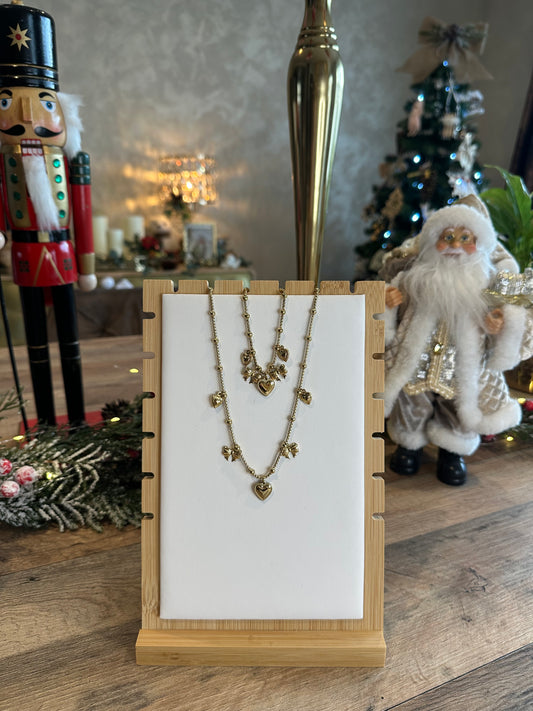 Collier et/ou bracelet NOEUDS doré 🎀