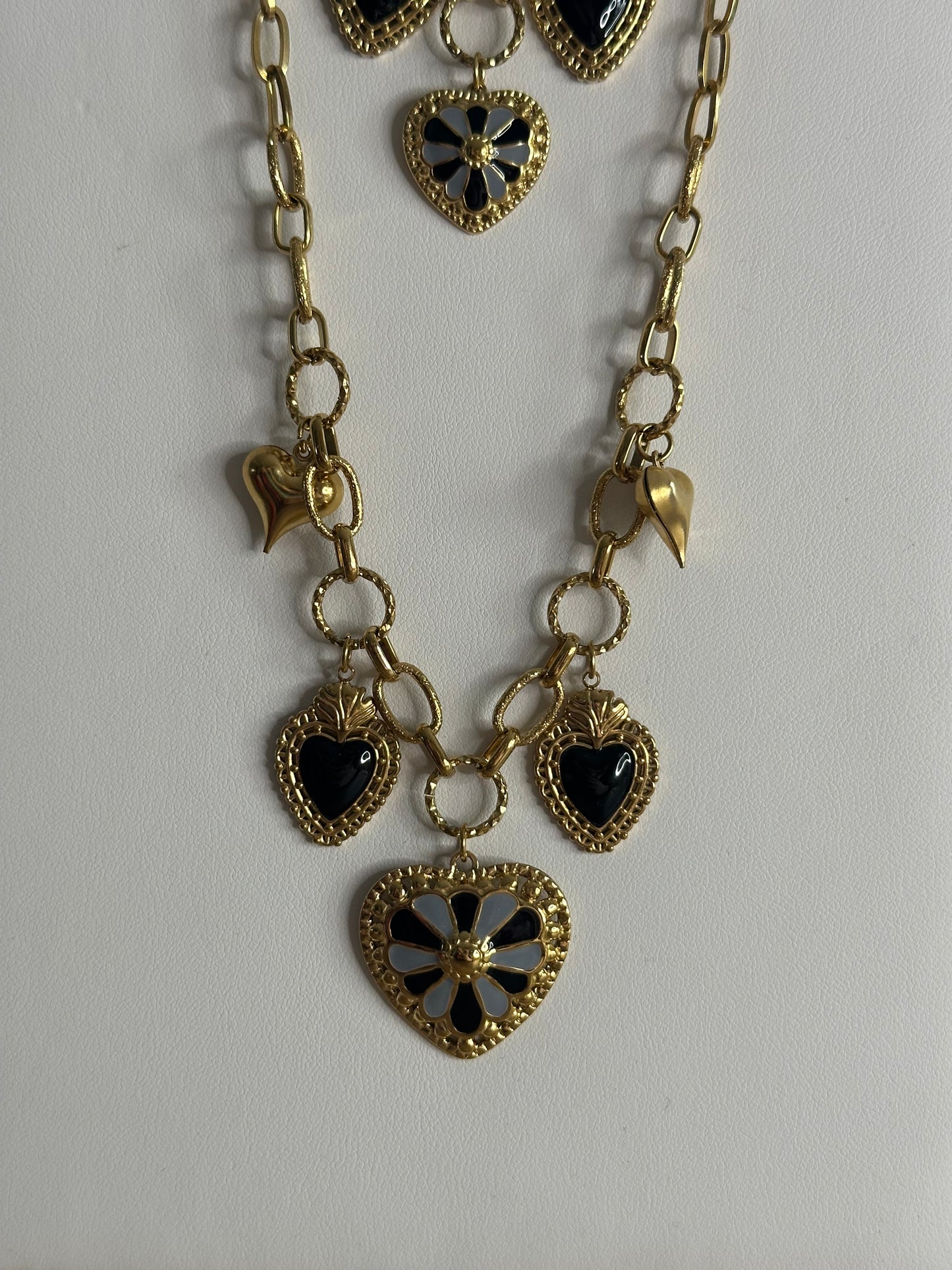 Collier et/ou bracelet CŒUR 🖤🩶