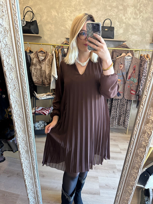 Robe CONSTANCE chocolat