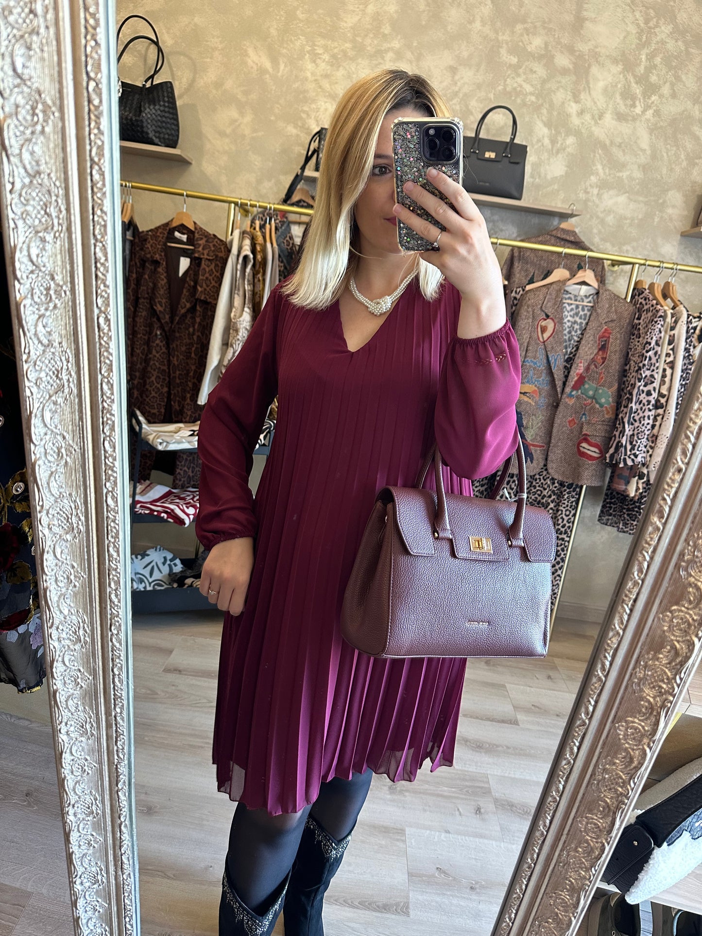 Robe CONSTANCE prune