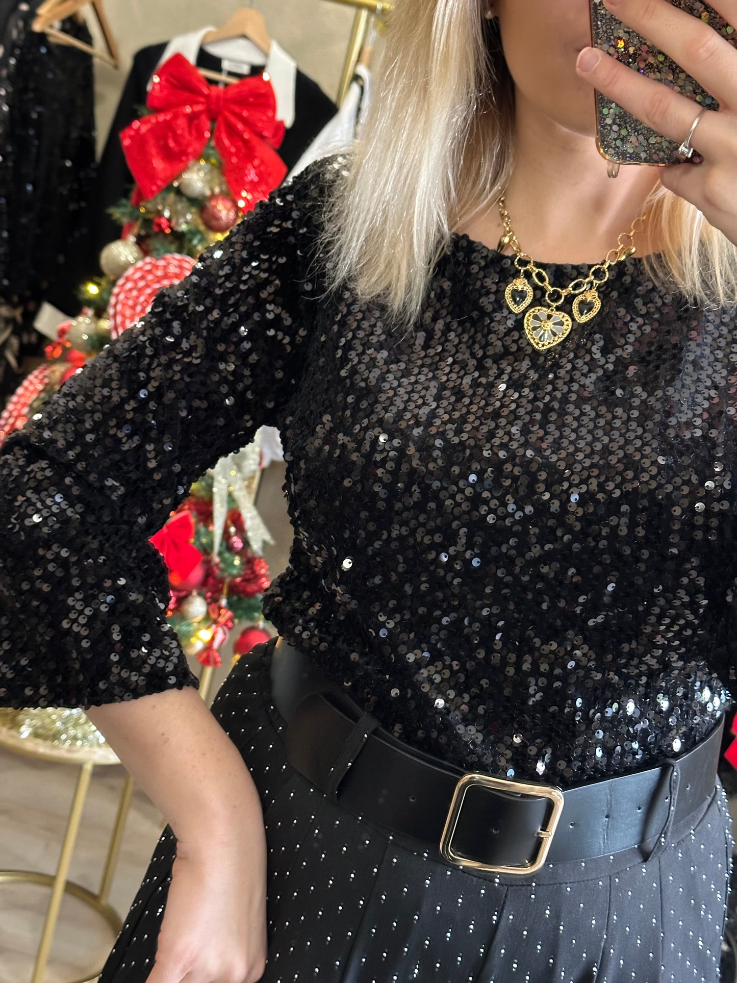 Haut JOY sequins