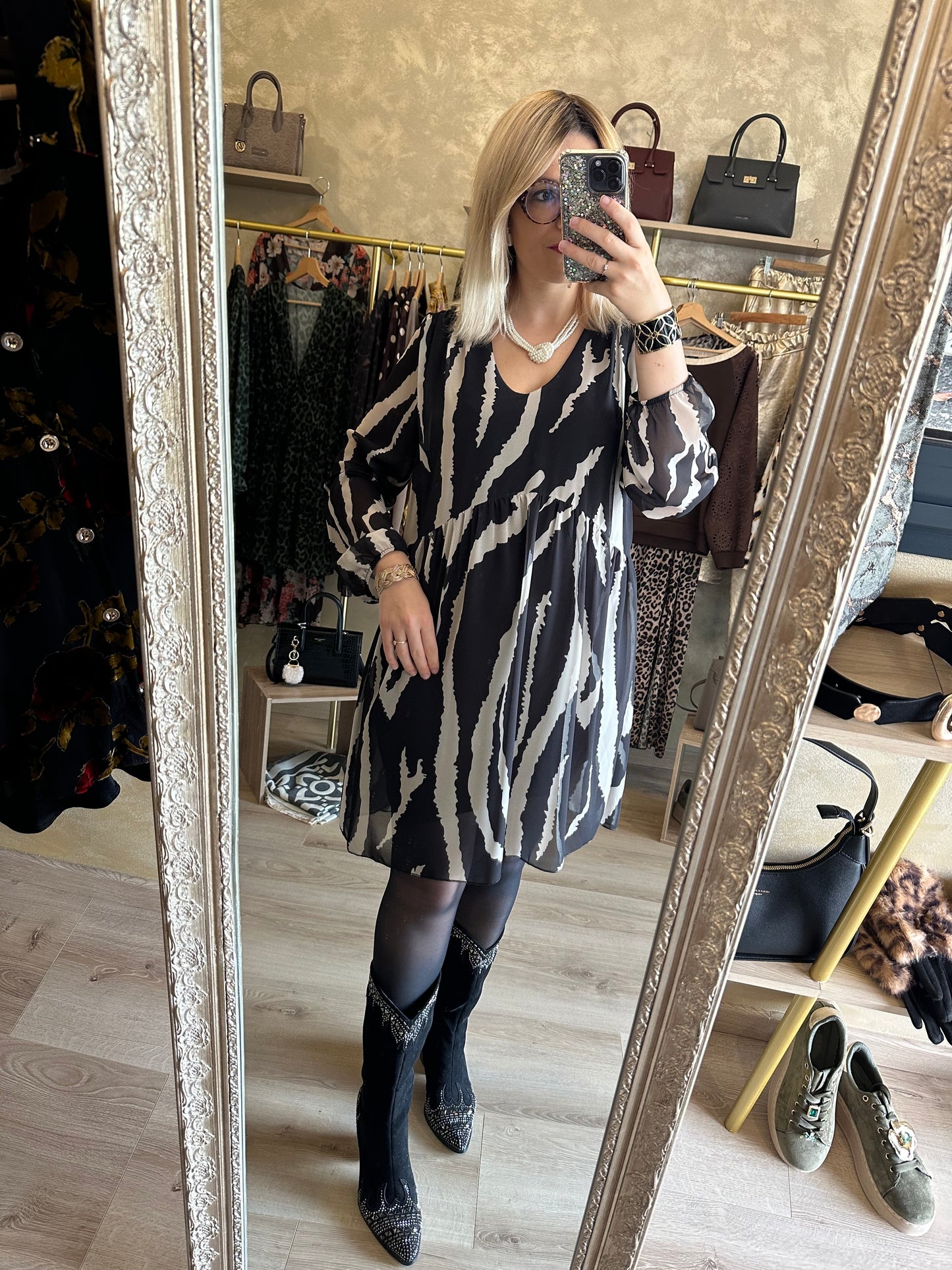 Robe CANNES zèbre