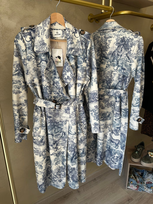 Trench TUILERIES Toile de Jouy