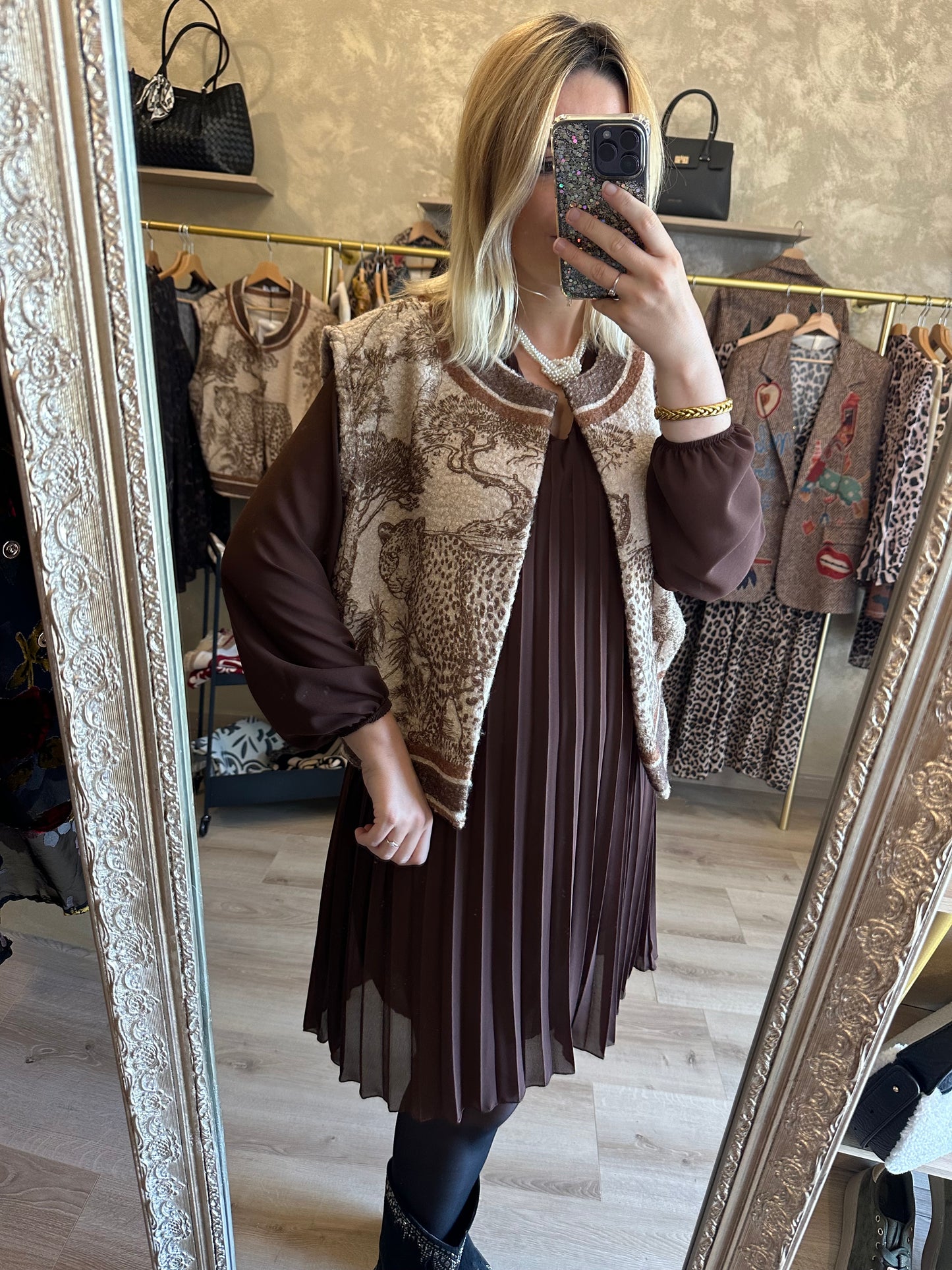 Robe CONSTANCE chocolat